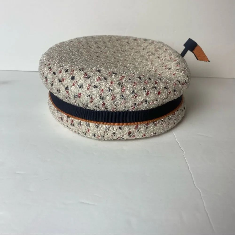 Sonni California VintageโWoven PillboxโHat